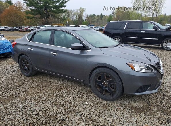 3N1AB7AP7JL622072 2018 NISSAN SENTRA Gray Przód prawy