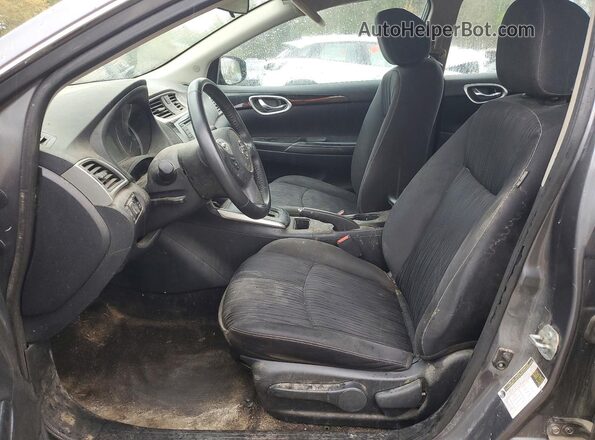 3N1AB7AP7JL622072 2018 NISSAN SENTRA Gray Widok wnętrza z przodu