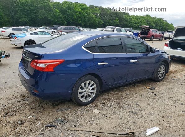3N1AB7AP7JL623416 2018 NISSAN SENTRA Blue Trasero derecho