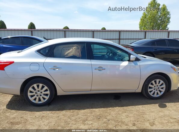 3N1AB7AP7JY220619 2018 NISSAN SENTRA Silver Панорамний вид салону 360°