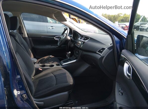 3N1AB7AP7JY271232 2018 NISSAN SENTRA Blue Vista interior delantera