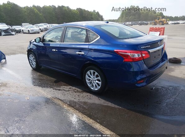 3N1AB7AP7JY271232 2018 NISSAN SENTRA Blue Trasero izquierdo
