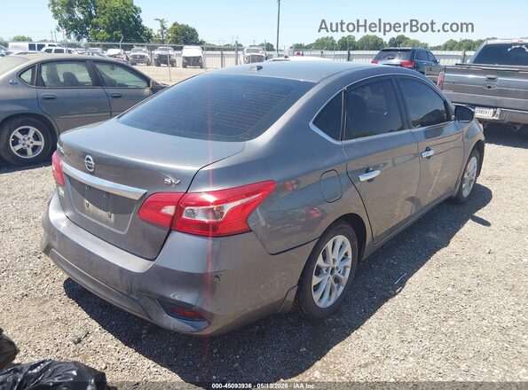 3N1AB7AP7JY299046 2018 NISSAN SENTRA Серый Задняя правая четверть