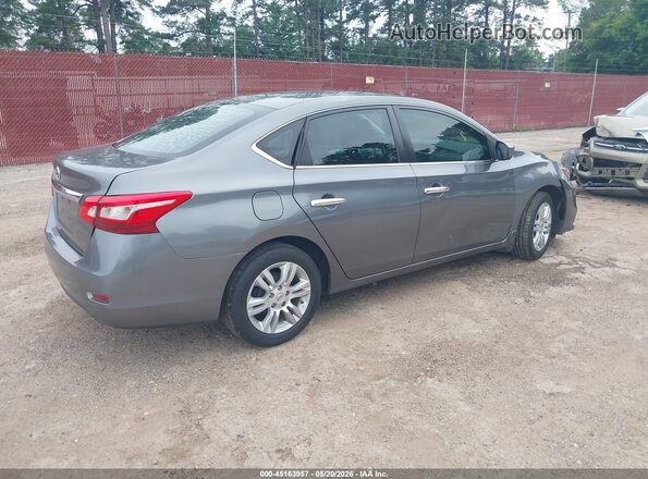 3N1AB7AP7JY348066 2018 NISSAN SENTRA Серый Задняя правая четверть