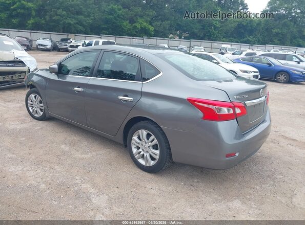 3N1AB7AP7JY348066 2018 NISSAN SENTRA Серый Задняя левая четверть