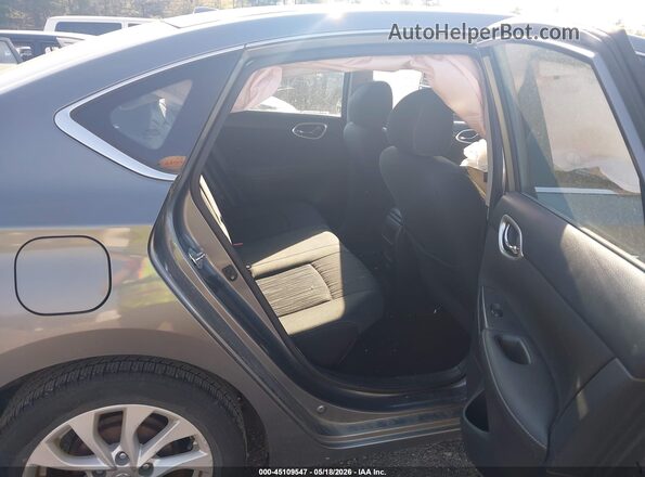 3N1AB7AP7KL602857 2019 NISSAN SENTRA Gray VIN კოდის სტიკერის ხედი