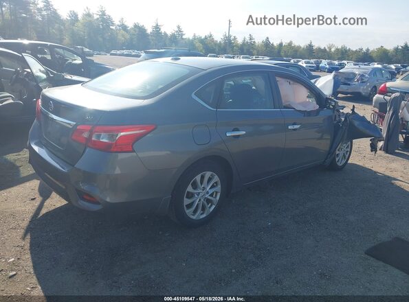 3N1AB7AP7KL602857 2019 NISSAN SENTRA Gray უკანა მარჯვენა