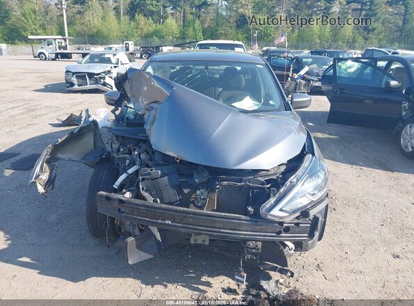 3N1AB7AP7KL602857 2019 NISSAN SENTRA Gray უკანა სალონის ხედი