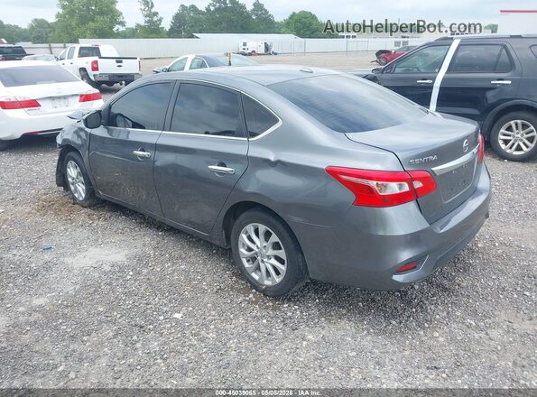 3N1AB7AP7KL615513 2019 NISSAN SENTRA Gray Задня ліва чверть