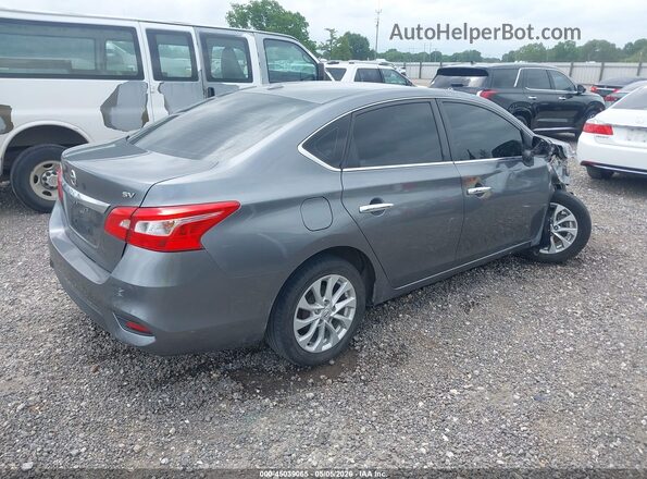 3N1AB7AP7KL615513 2019 NISSAN SENTRA Gray Задня права чверть