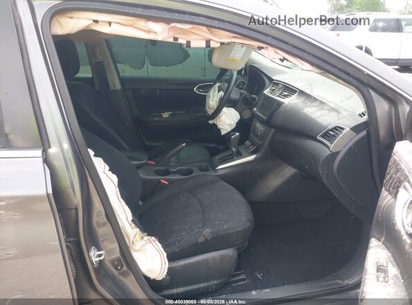 3N1AB7AP7KL615513 2019 NISSAN SENTRA Gray Вид салону спереду