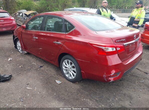 3N1AB7AP7KY300133 2019 NISSAN SENTRA Red 