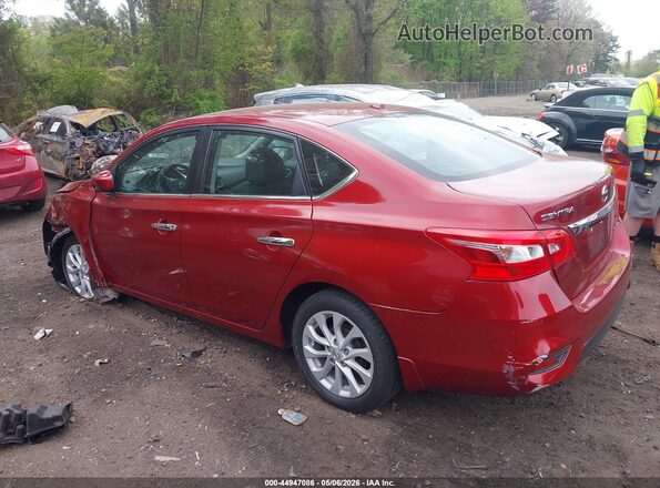 3N1AB7AP7KY300133 2019 NISSAN SENTRA Red 