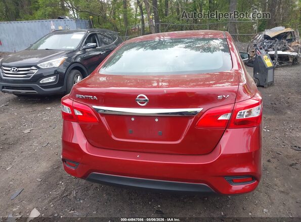 3N1AB7AP7KY300133 2019 NISSAN SENTRA Red 