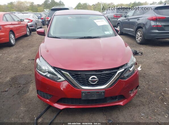 3N1AB7AP7KY300133 2019 NISSAN SENTRA Red 