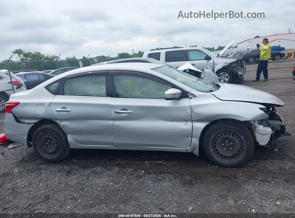 3N1AB7AP7KY309611 2019 NISSAN SENTRA Silver 