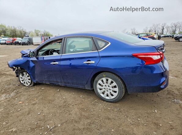 3N1AB7AP7KY318471 2019 NISSAN SENTRA Синий 