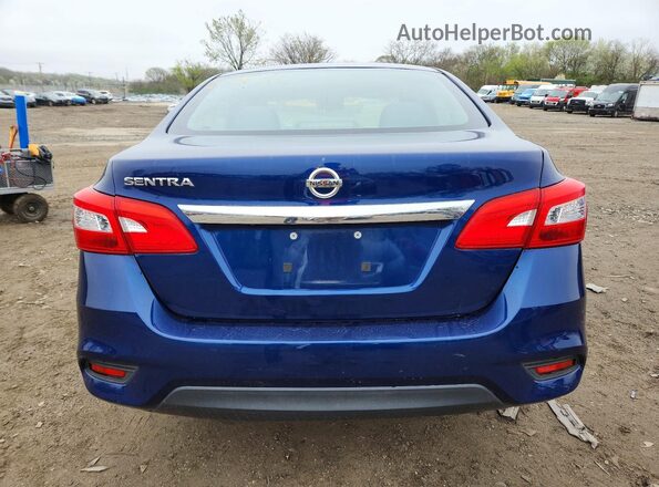 3N1AB7AP7KY318471 2019 NISSAN SENTRA Синий 