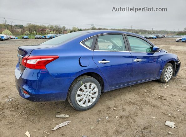 3N1AB7AP7KY318471 2019 NISSAN SENTRA Синий 