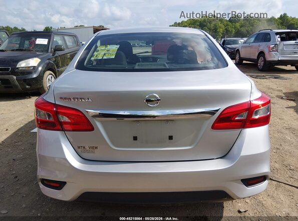 3N1AB7AP7KY330443 2019 NISSAN SENTRA Серебряный 