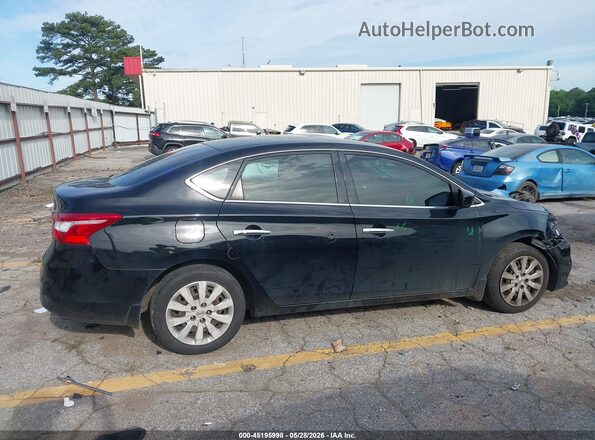 3N1AB7AP7KY332757 2019 NISSAN SENTRA Black Vista interior trasera