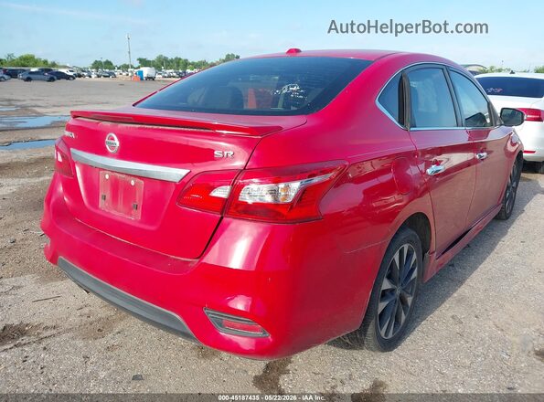 3N1AB7AP7KY332791 2019 NISSAN SENTRA Red 