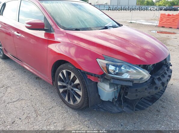 3N1AB7AP7KY332791 2019 NISSAN SENTRA Red 