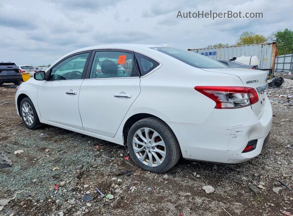 3N1AB7AP7KY370084 2019 NISSAN SENTRA White Tył lewy