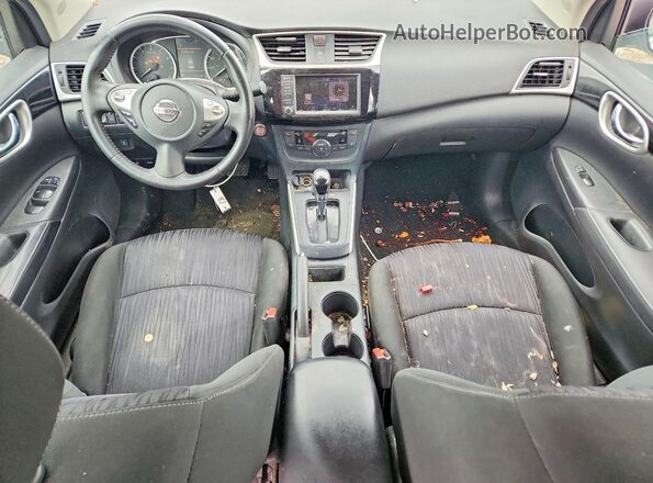 3N1AB7AP7KY370084 2019 NISSAN SENTRA White Widok deski rozdzielczej