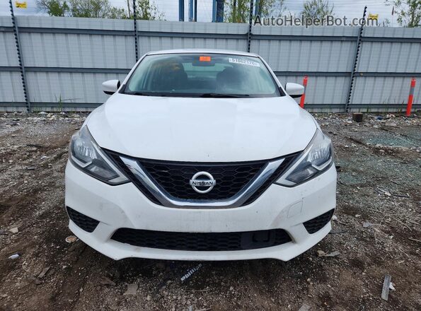 3N1AB7AP7KY370084 2019 NISSAN SENTRA White Widok z przodu