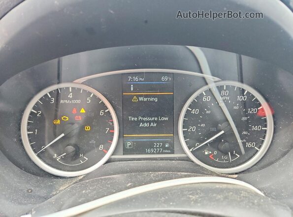 3N1AB7AP7KY370084 2019 NISSAN SENTRA White Widok zestawu wskaźników