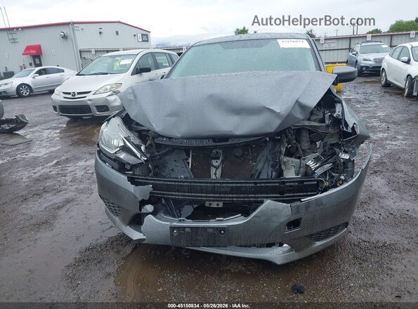 3N1AB7AP7KY406632 2019 NISSAN SENTRA Gray 