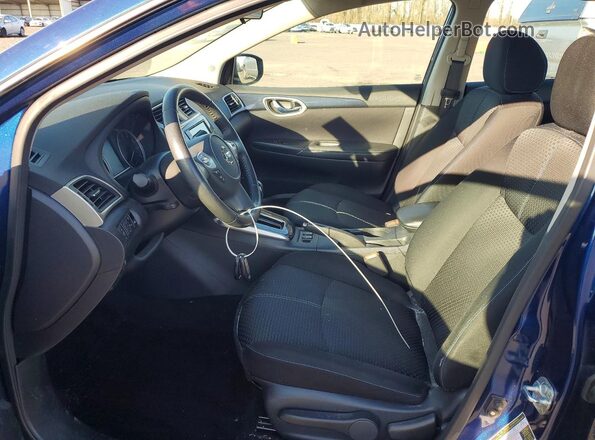 3N1AB7AP7KY451036 2019 NISSAN SENTRA Синий 