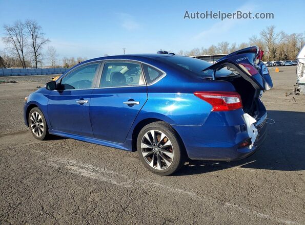 3N1AB7AP7KY451036 2019 NISSAN SENTRA Синий 
