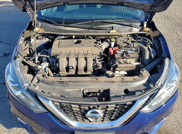 3N1AB7AP7KY451036 2019 NISSAN SENTRA Синий 