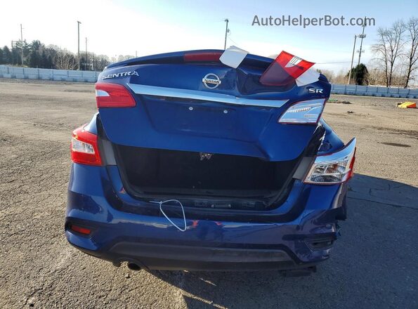 3N1AB7AP7KY451036 2019 NISSAN SENTRA Синий 