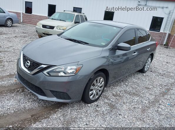 3N1AB7AP8GL639200 2016 NISSAN SENTRA Серый Передняя левая четверть