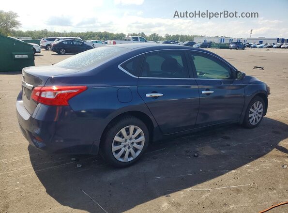 3N1AB7AP8GY237129 2016 NISSAN SENTRA Blue Tył prawy