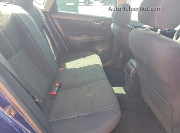3N1AB7AP8GY237129 2016 NISSAN SENTRA Blue Widok tylnych siedzeń
