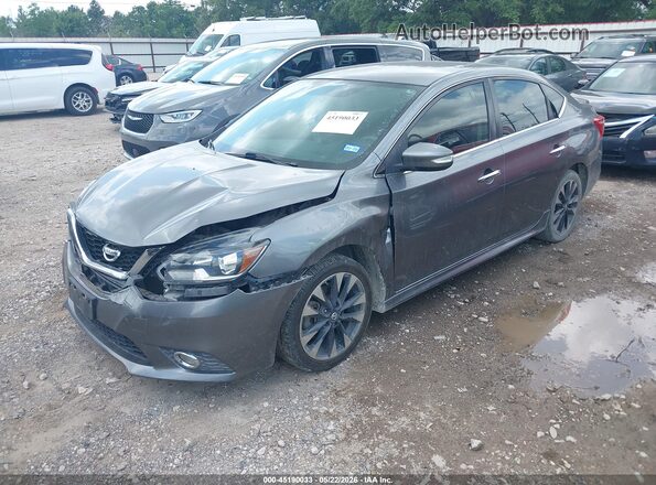 3N1AB7AP8GY289358 2016 NISSAN SENTRA Gray წინა მარცხენა ხედი სამი მეოთხედიდან