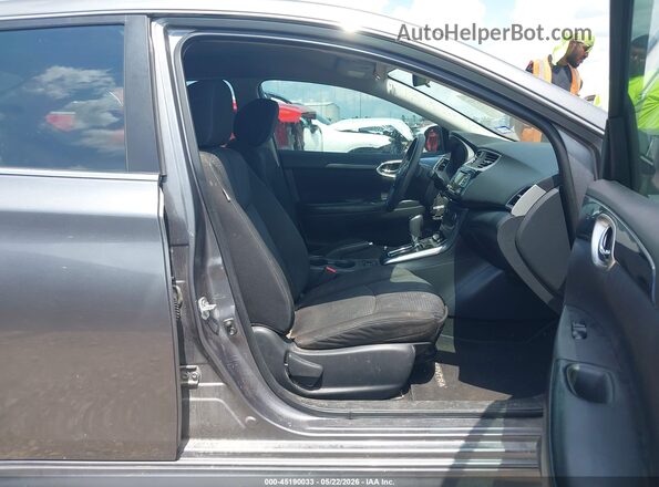 3N1AB7AP8GY289358 2016 NISSAN SENTRA Gray წინა სალონის ხედი