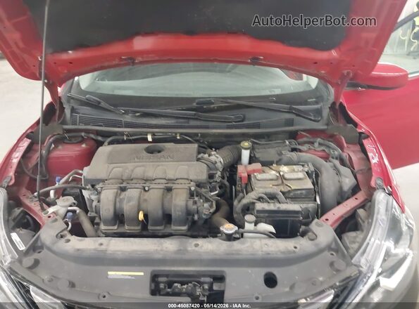 3N1AB7AP8HL699561 2017 NISSAN SENTRA Красный Вид сзади
