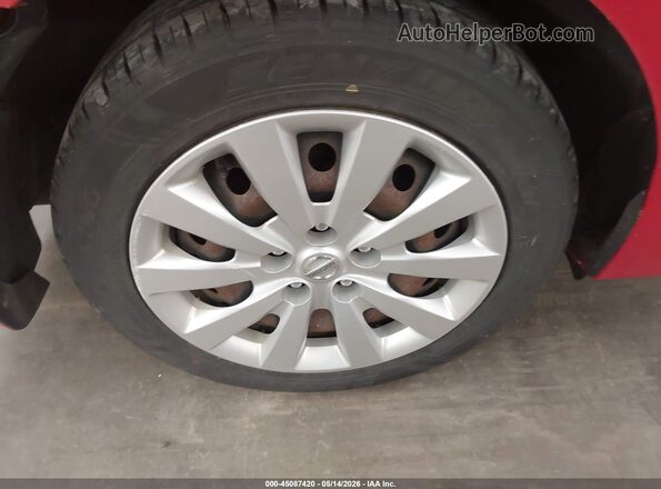 3N1AB7AP8HL699561 2017 NISSAN SENTRA Красный Вид щитка приборов
