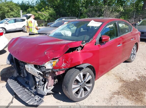 3N1AB7AP8HY264672 2017 NISSAN SENTRA Красный 