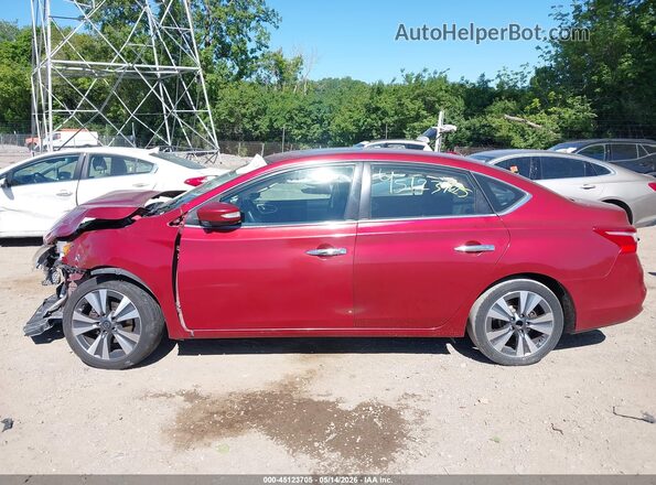 3N1AB7AP8HY264672 2017 NISSAN SENTRA Красный 