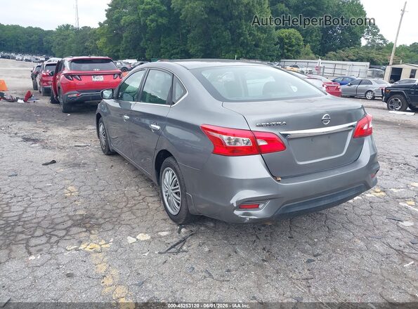 3N1AB7AP8HY294707 2017 NISSAN SENTRA Серый Задняя левая четверть