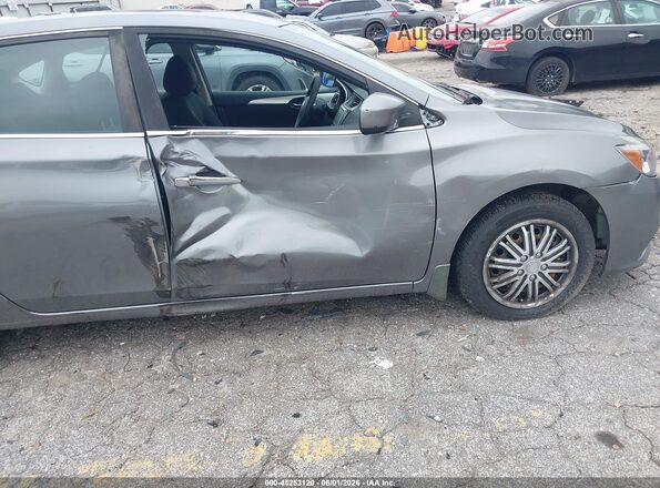 3N1AB7AP8HY294707 2017 NISSAN SENTRA Серый Вид спереди