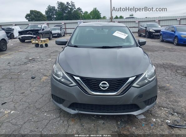 3N1AB7AP8HY294707 2017 NISSAN SENTRA Серый Вид щитка приборов