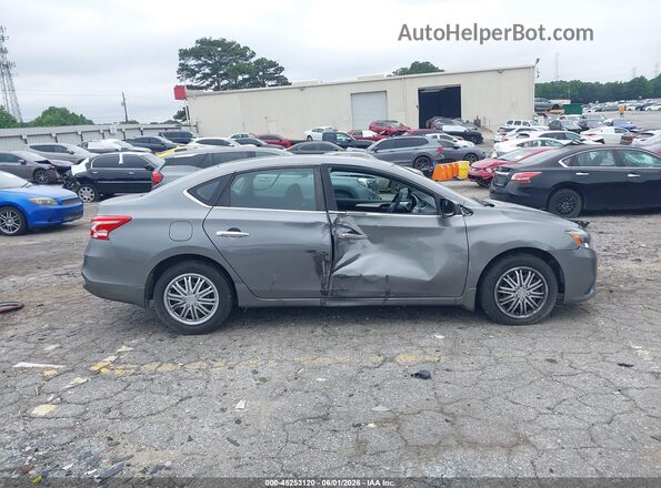 3N1AB7AP8HY294707 2017 NISSAN SENTRA Серый Вид задней части салона