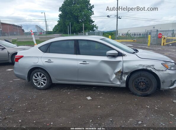 3N1AB7AP8HY299714 2017 NISSAN SENTRA Silver Սալոնի հետևի տեսք